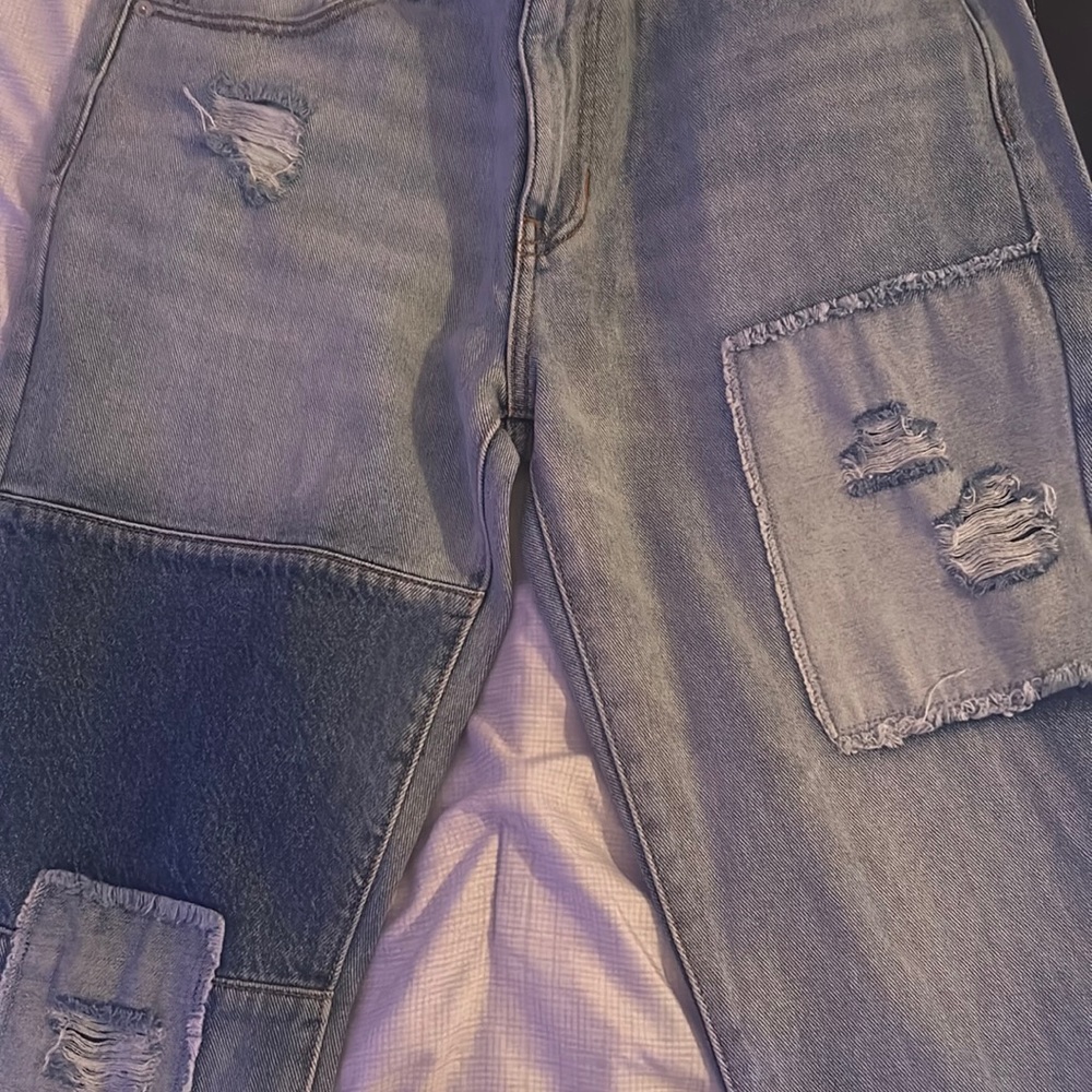 Patch pants